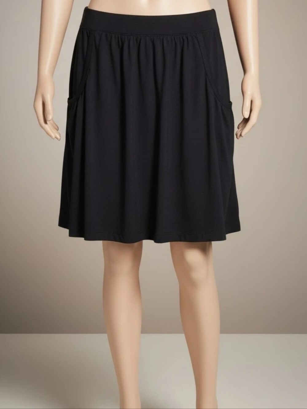 Energie Black Skirt w/ Front Slouch Pockets